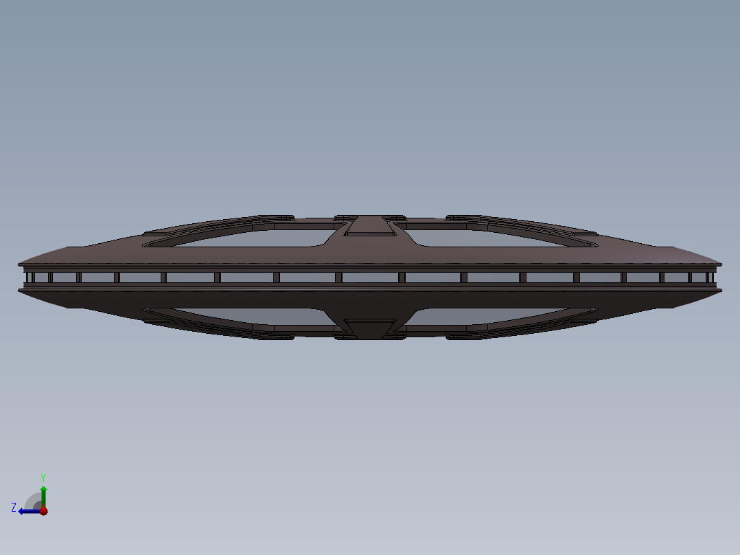 ufo外星飞船12右视图