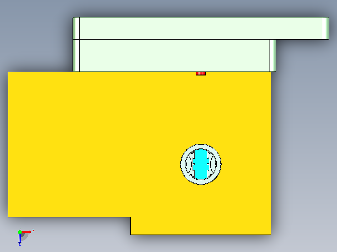 X1-CNC6笔记本CNC工装夹具三维模型-1202俯视图