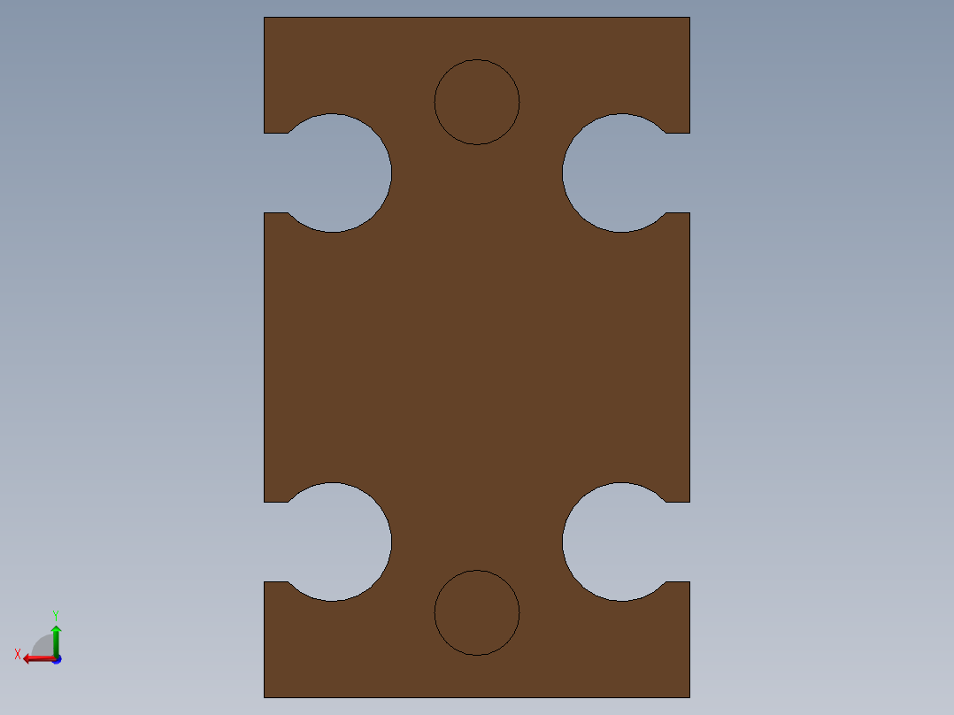 CDU 系列气缸后视图