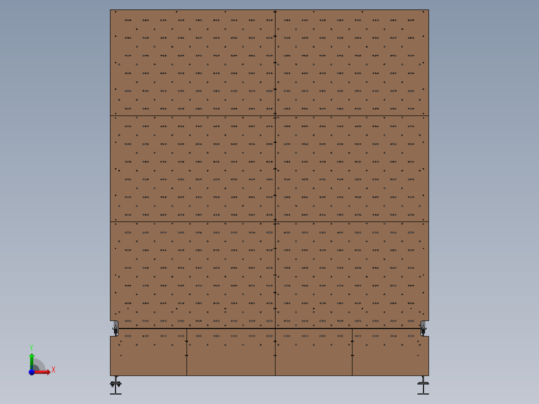 KPYQ攀岩彩虹墙（总）前视图
