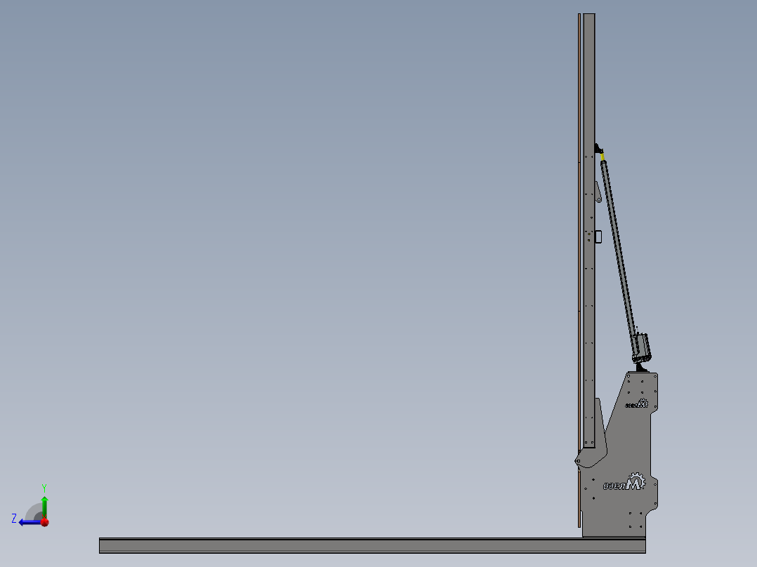 KPYQ攀岩彩虹墙（总）右视图