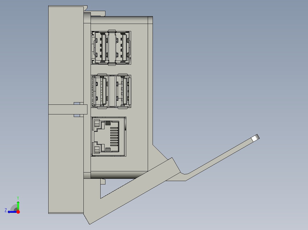A0002468-带5英寸触摸屏的树莓派4右视图