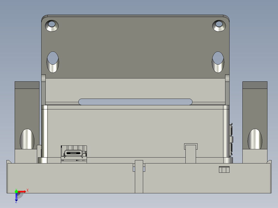A0002468-带5英寸触摸屏的树莓派4俯视图