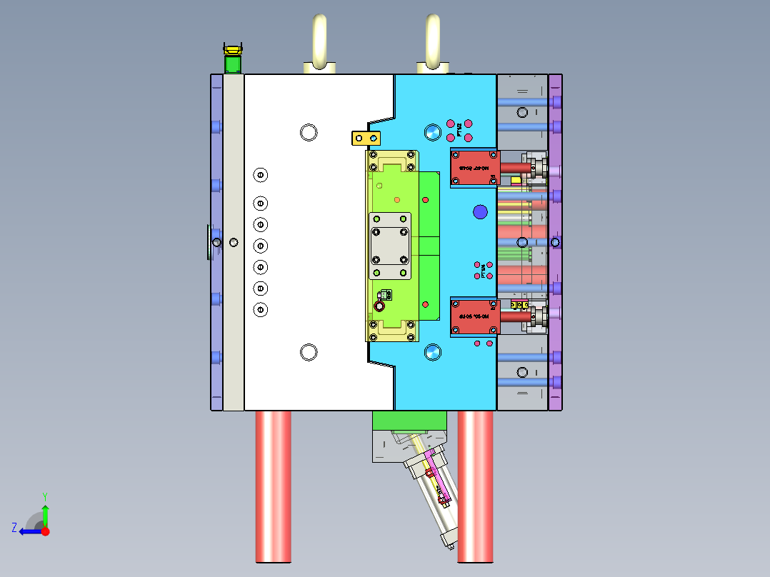 注塑模具、模具(13)右视图