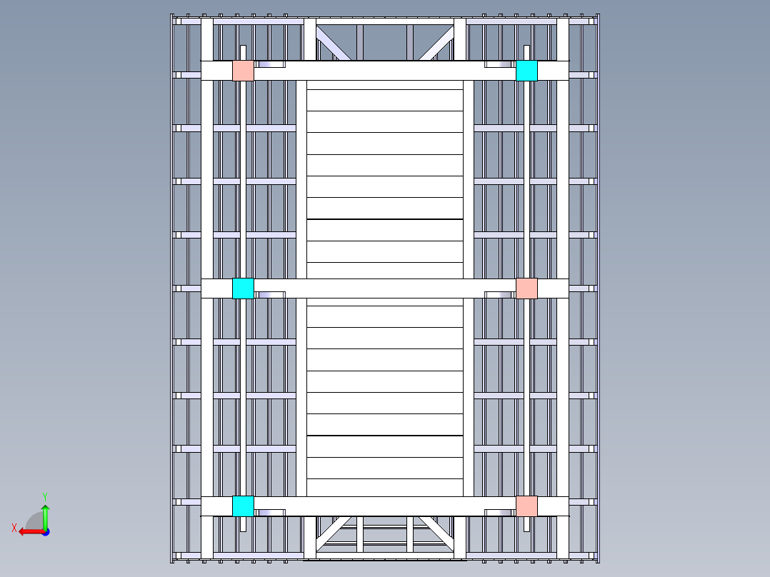 风干棚   step后视图