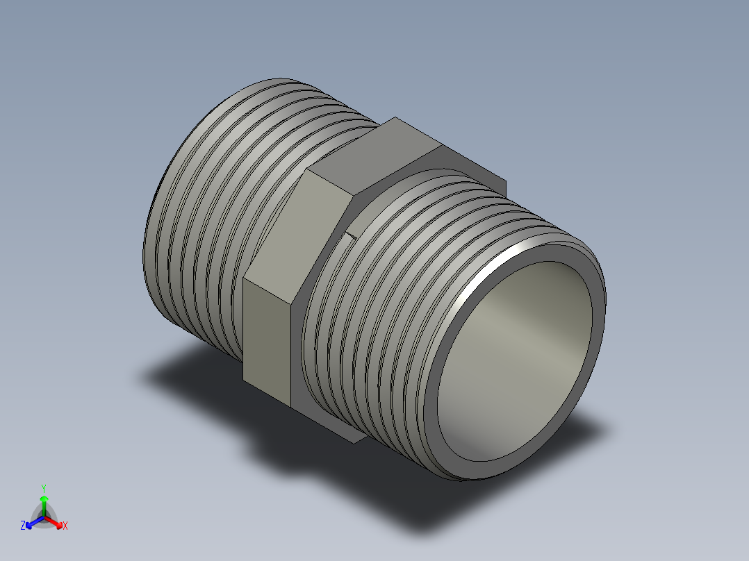 螺纹管对丝-六角等径 DN25