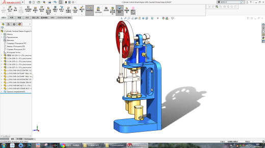 单缸立式蒸汽机缩略图