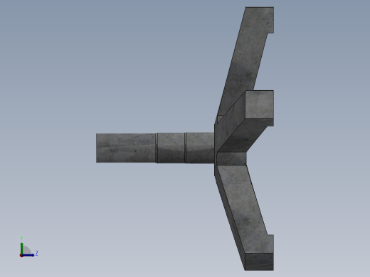 椅子轴左视缩略图