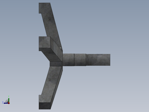 椅子轴右视缩略图