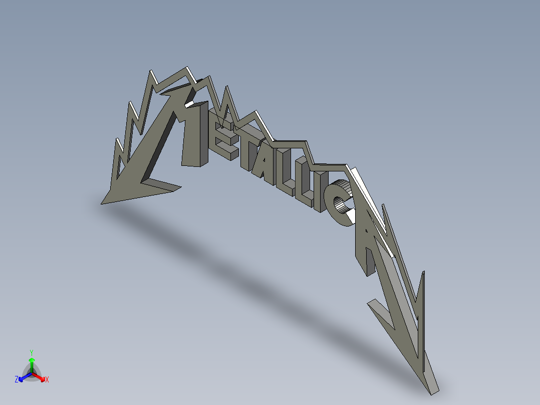 标志正等轴测图