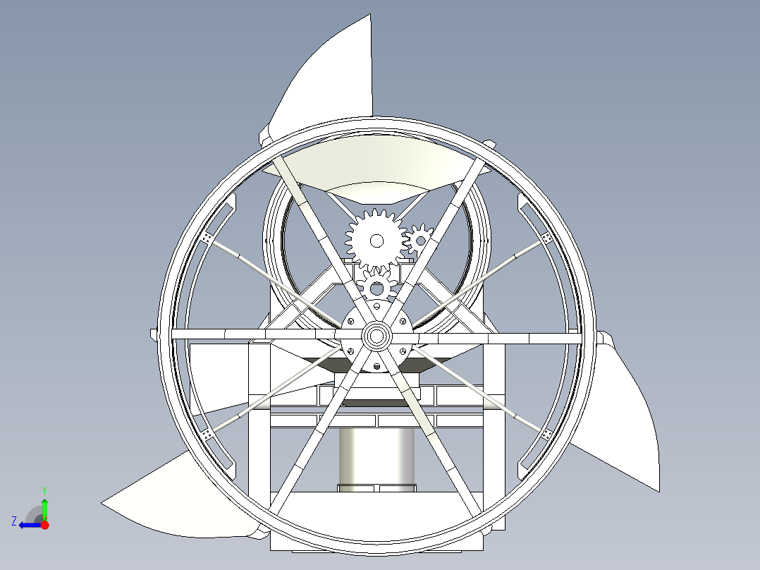 LBWC筛选机右视图