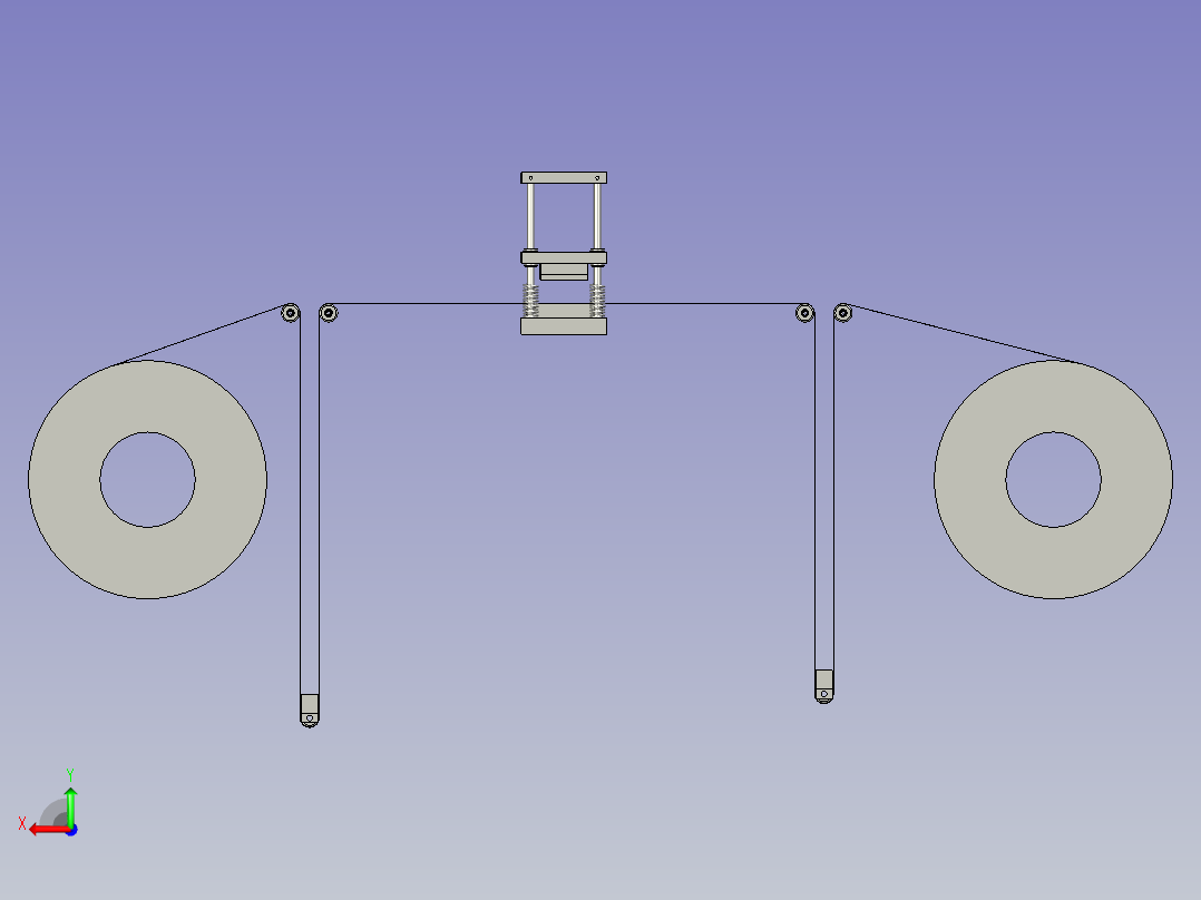 纸板冲裁机-纸板冲裁-后视图