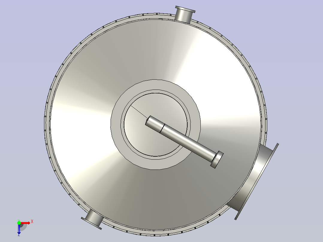 生产装置洗涤塔俯视图