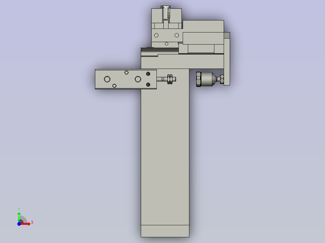 卡扣翻转机构210128前视图