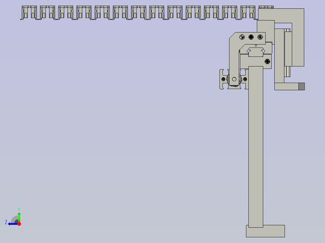 卡扣翻转机构210128右视图