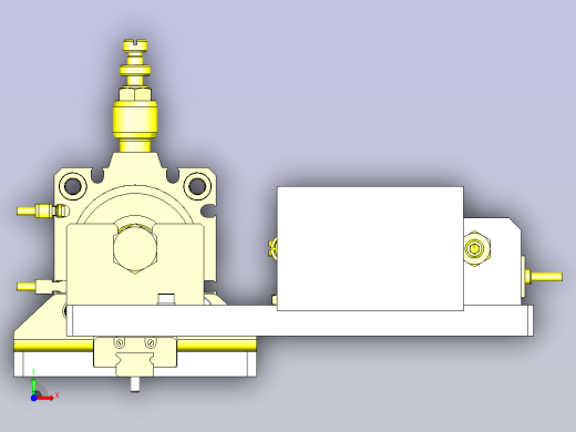 一种推杆过载检测机构3D前视缩略图