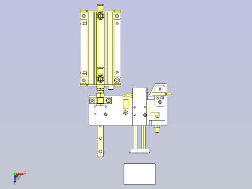 一种推杆过载检测机构3D俯视缩略图