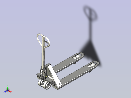 手叉车3D图纸