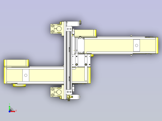 一种同方向平行输送机移载装置前视缩略图