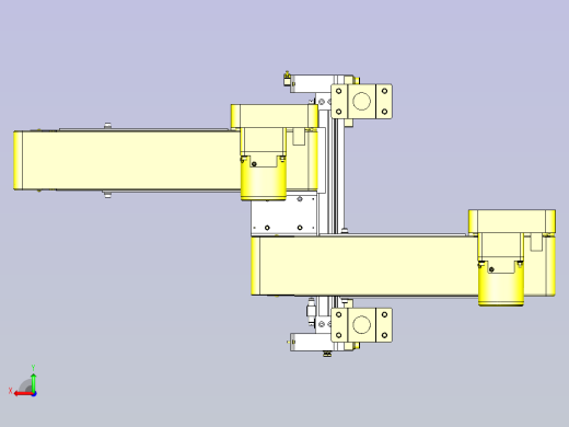 一种同方向平行输送机移载装置后视缩略图