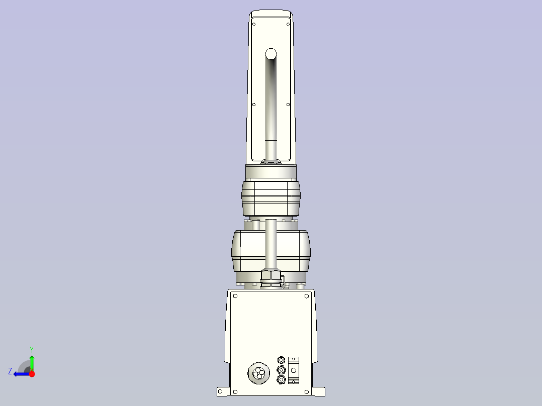yk700xg_200机器人三维数模图纸右视图