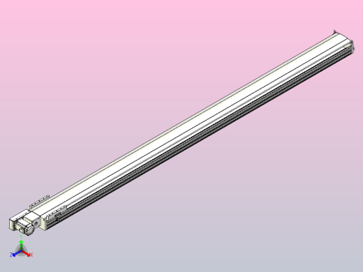 皮带直线轴半封闭可选导轨TPA-HNB-202D-140-L2950-ML-Y-P75-N3