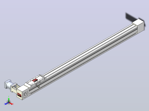 伺服电机集成皮带传动直线执行器TPA-OCB-60-140-L1050-DL-J60-N3