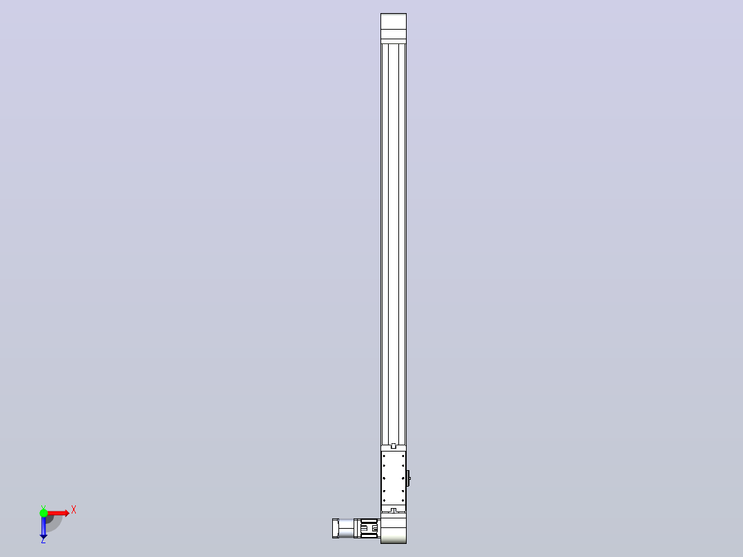 带式直线轴半闭式TPA-ONB-80-170-L1250-DL-J60-N3俯视图