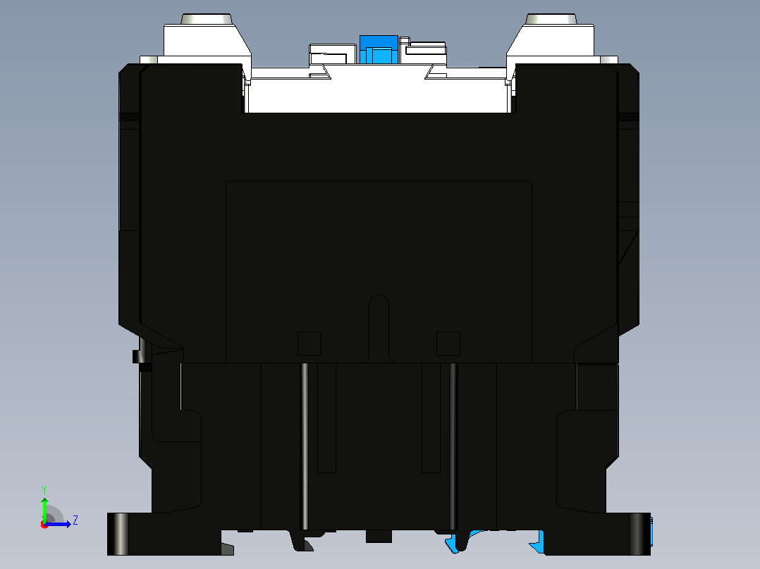 NC1-8011～9511交流接触器三维模型202204左视图