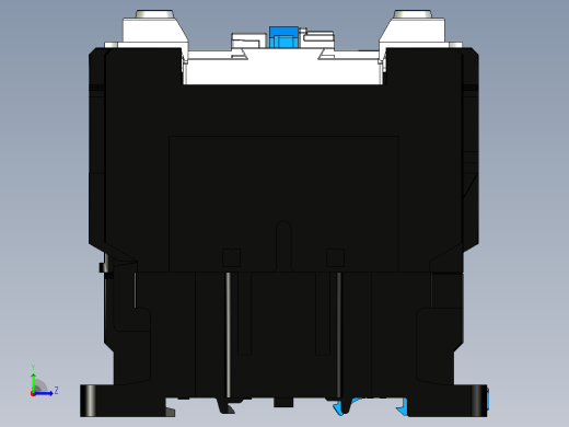 NC1-8011～9511交流接触器三维模型202204左视缩略图