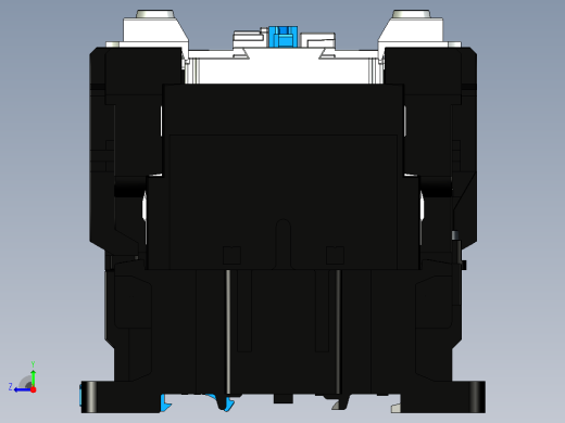 NC1-8011～9511交流接触器三维模型202204右视缩略图
