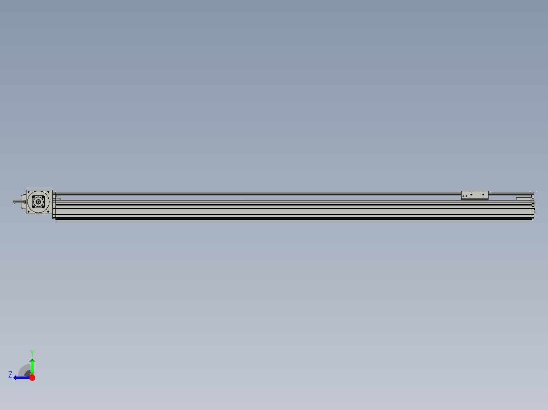 MT75BT半封闭皮带滑台[MT75BT.L80.1000.RT.P40.C3]右视图