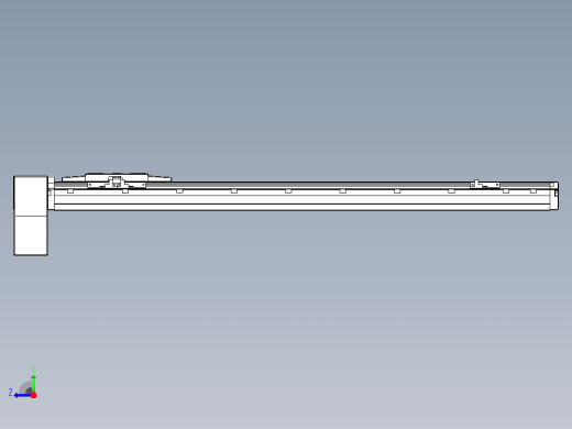 机器人皮带驱动直线轴TPA-GCB-120-P70-L650-RP-M20-N3右视缩略图