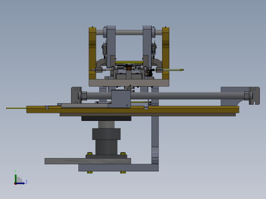 轴零件长度测量机长度测量工装左视缩略图