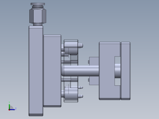 手动切压治具sw17可编辑左视缩略图