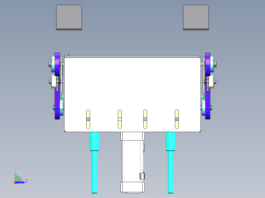链条式顶升平移机构sw18可编辑左视缩略图