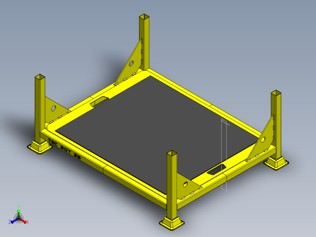 货架正等轴测图