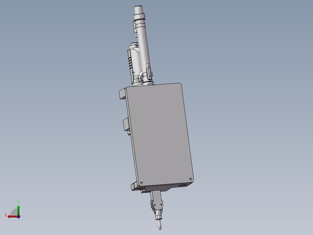螺丝机电批模组3D图纸H97后视图