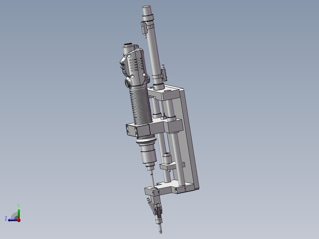 螺丝机电批模组3D图纸H97右视图