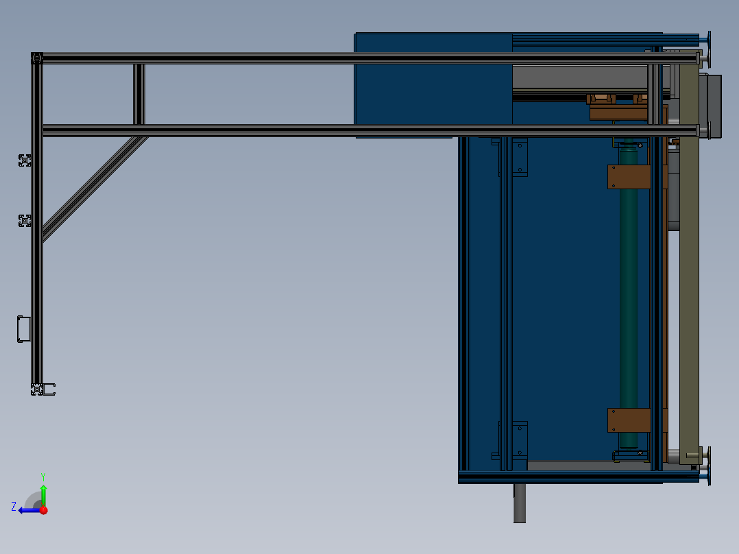 倍速链回板线2右视图
