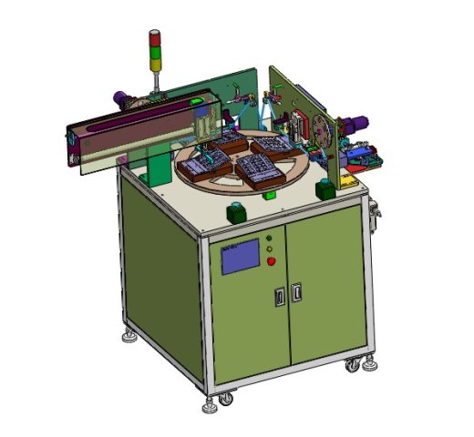 计算器自动贴双面胶设备非标自动化设备3D图纸设计 机械资料缩略图