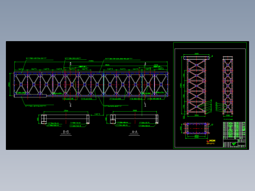 热风管道支架图