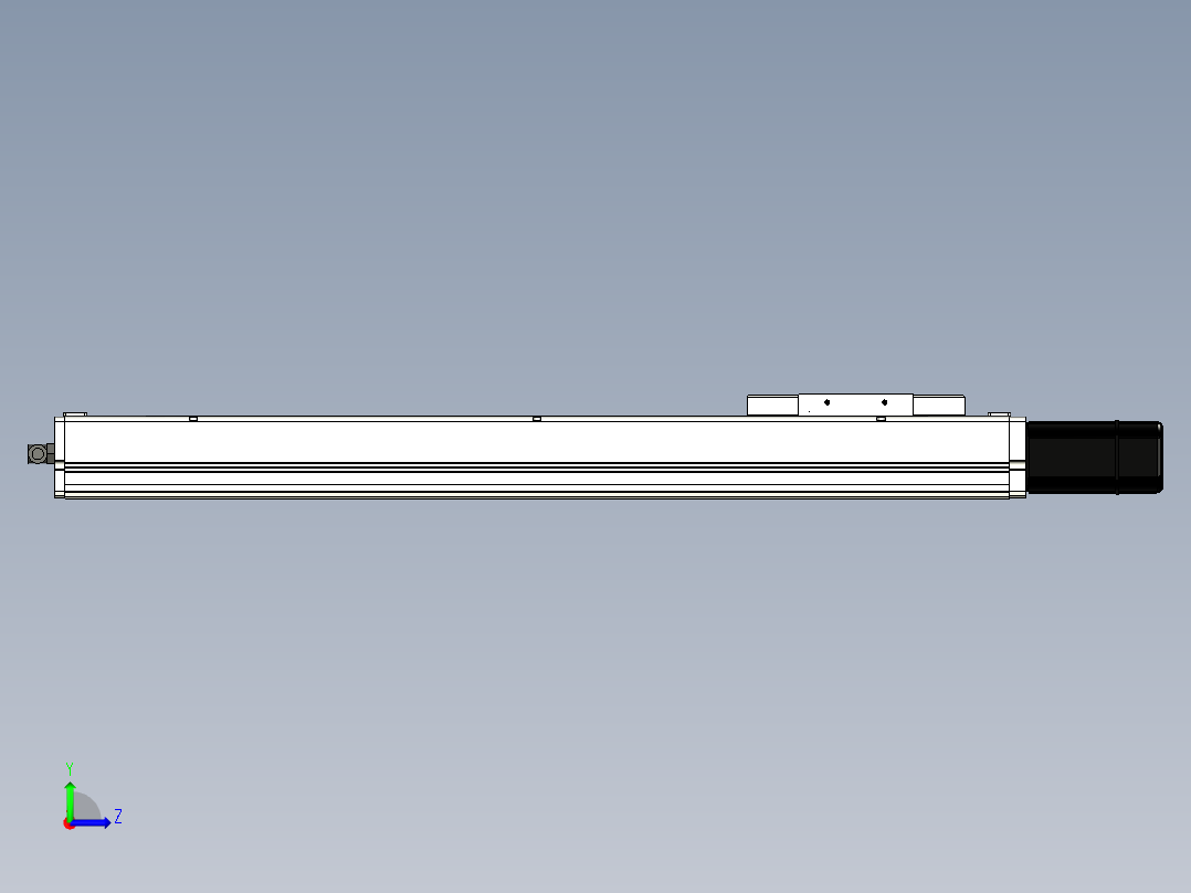 Toyo东佑达直线模组-ECH14-550-BC-400W左视图