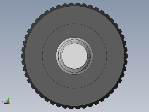 滚花旋钮-Knurled Knob 10-32x0.625x.500.SLDPRT右视缩略图