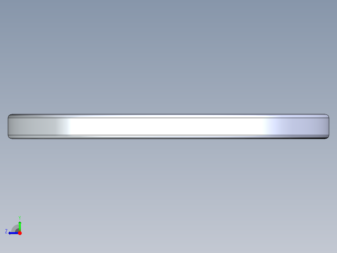 SAE平垫圈-FLAT WASHER SAE 0.375.STEP右视图