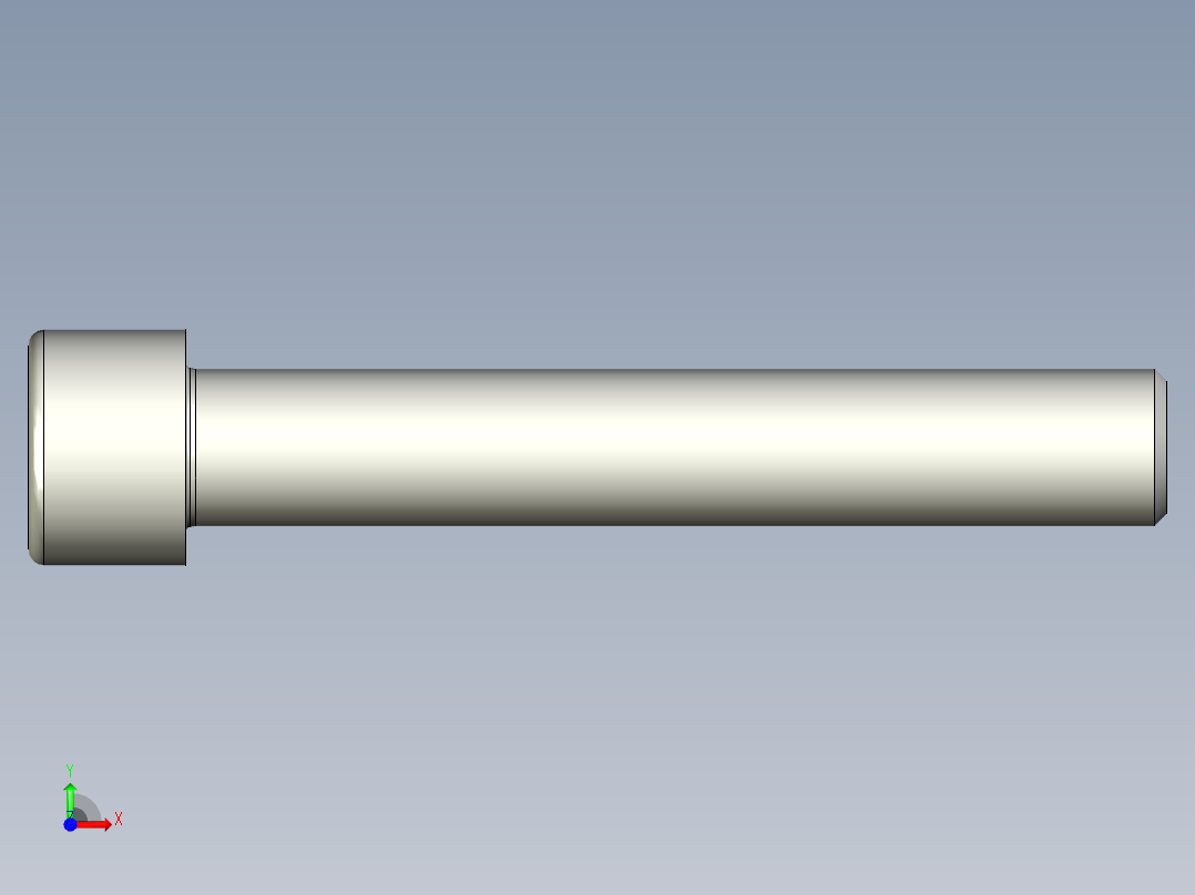 螺钉-DIN_912-M24x150.stp前视图