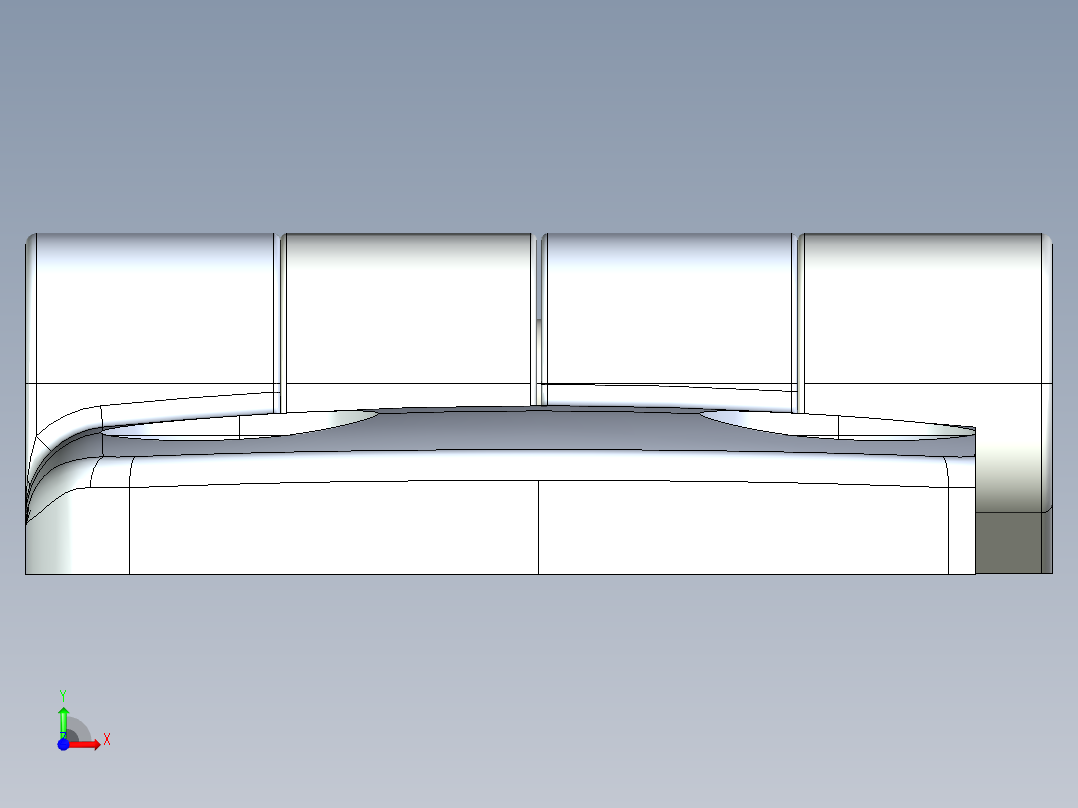型材-KJN 25-60 COMBI HINGE 095K2560F00前视图