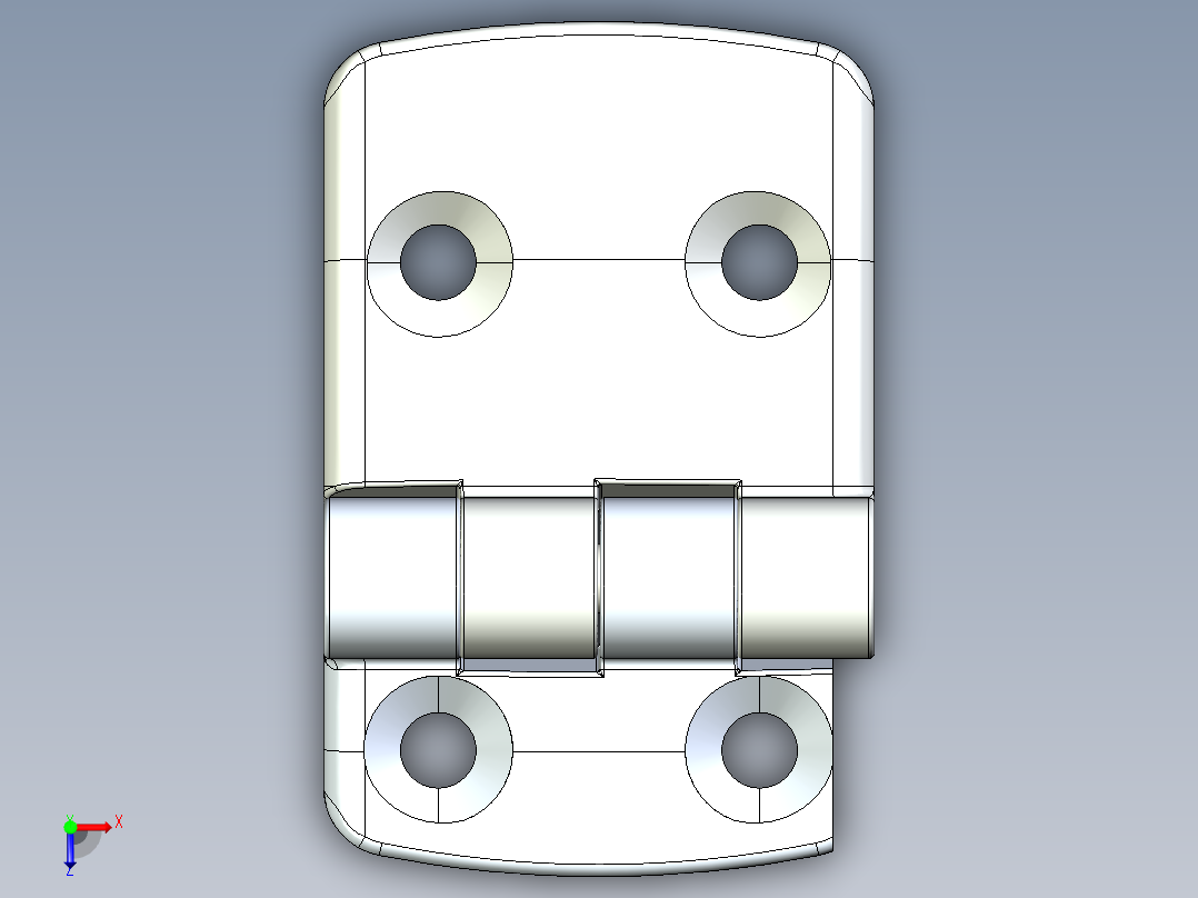 型材-KJN 25-60 COMBI HINGE 095K2560F00俯视图