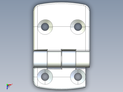 型材-KJN 25-60 COMBI HINGE 095K2560F00俯视缩略图