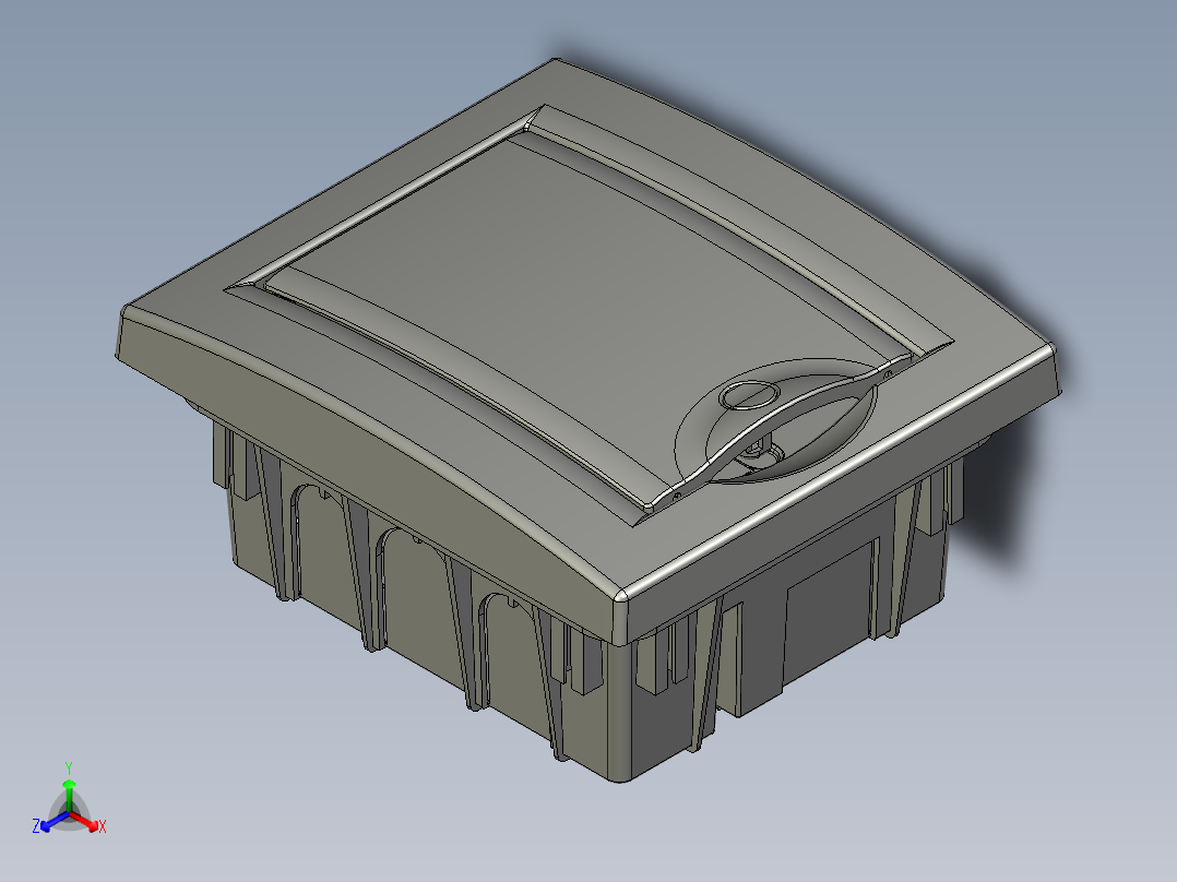 电气柜-81504正等轴测图